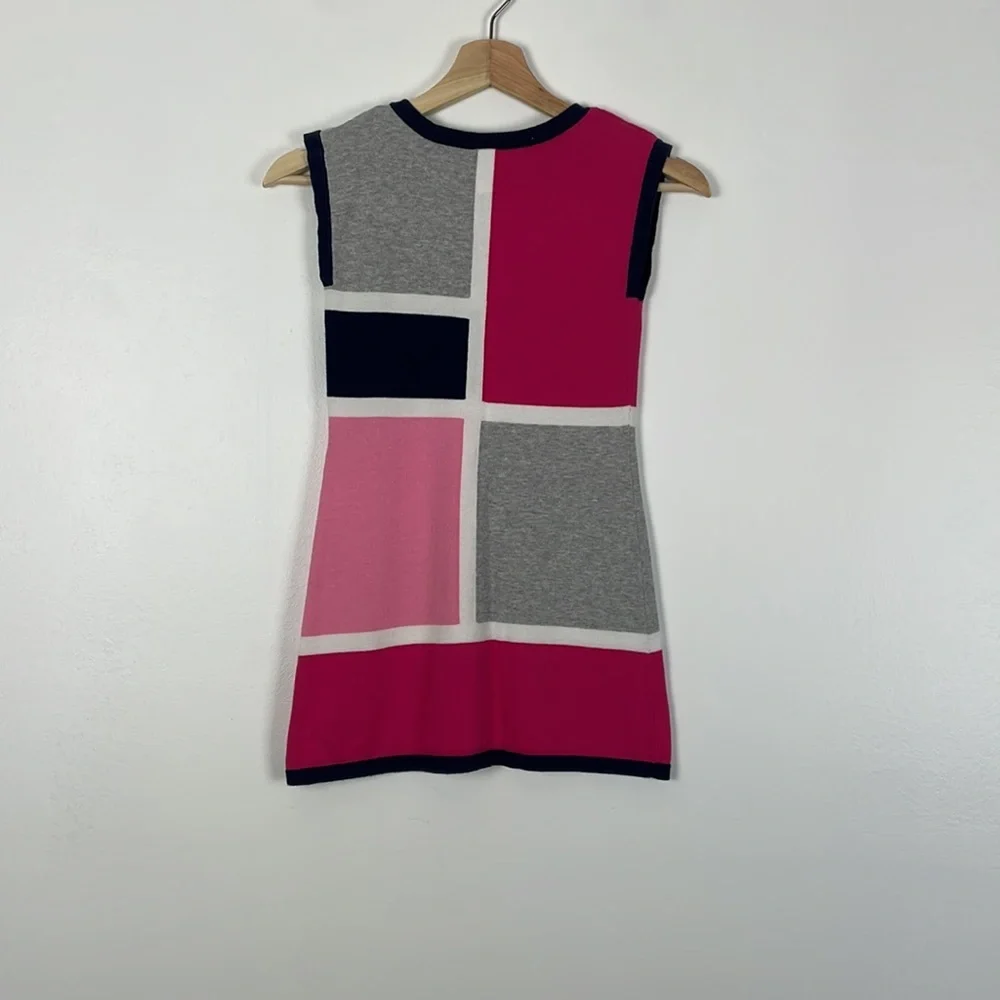 Gymboree Girl's multicolor patch design sleeveless sweater dress Size 7
